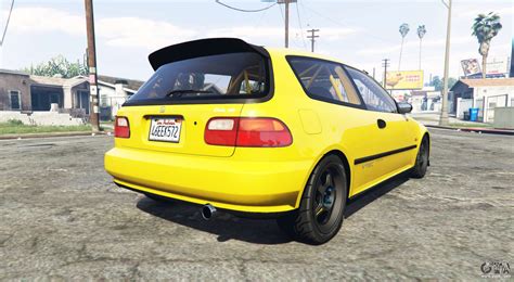 See civic 1,6 vti 1991. Honda Civic SIR (EG6) add-on for GTA 5