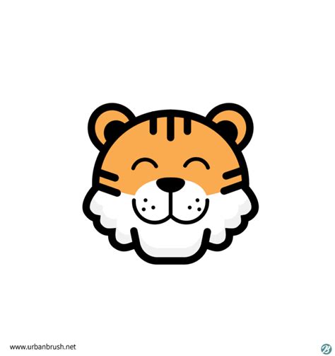 호랑이 캐릭터 일러스트 Ai 무료다운로드 Free Tiger Character Vector Urbanbrush
