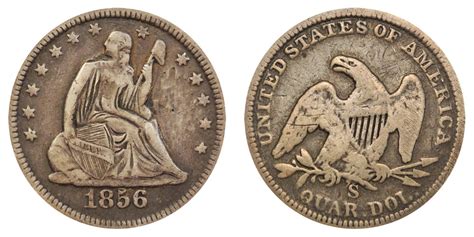 1856 S Seated Liberty Quarter Coin Value Prices Photos And Info
