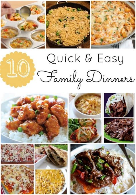 Quick and Easy Dinner Recipes - Princess Pinky Girl | Easy ...