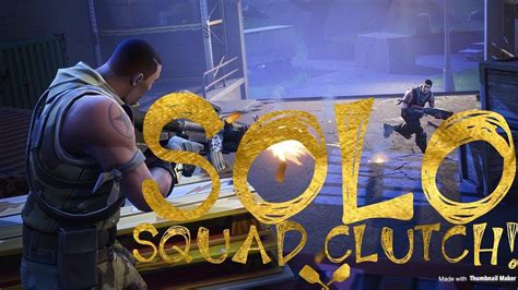 Insane Near Clutch Solo Squad Gameplay Fortnite Battle Royale Youtube