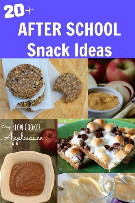 20 After School Snack Ideas Healthy Afternoon Snacks School Snacks After School Snacks