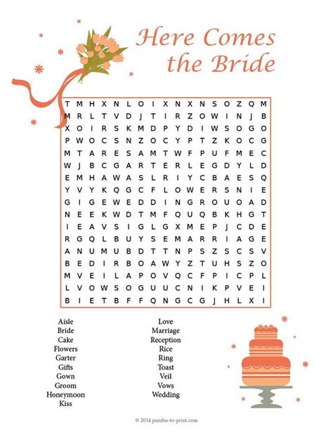Bridal Party Shower Word Search Game Burlap 25 Flyers Artofit