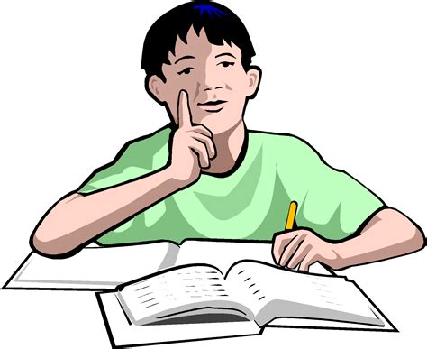 Boy Thinking Clipart Student Thinking Clipart Png Transparent Png