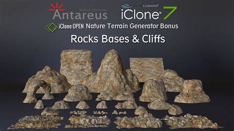 Nature Terrain Generator For Iclone Rocks Youtube