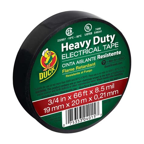 Heavy Duty Electrical Tape Black Duck® Brand