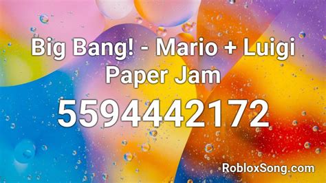 Roblox 40 gift card gamestop. Big Bang! - Mario + Luigi Paper Jam Roblox ID - Roblox music codes
