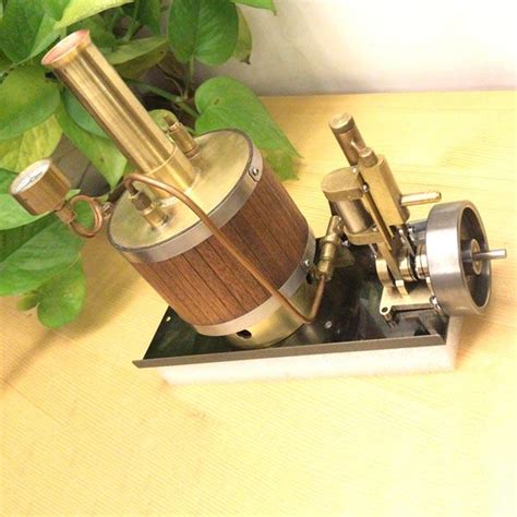 Mini Steam Engine Model Kit Set With Steam Engine Boiler And Base
