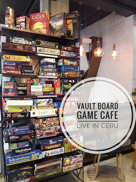 Vault Board Game Cafe In Cebu Opens To Gamers