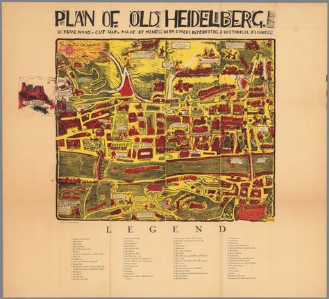 Plan Of Old Heidelberg David Rumsey Historical Map Collection