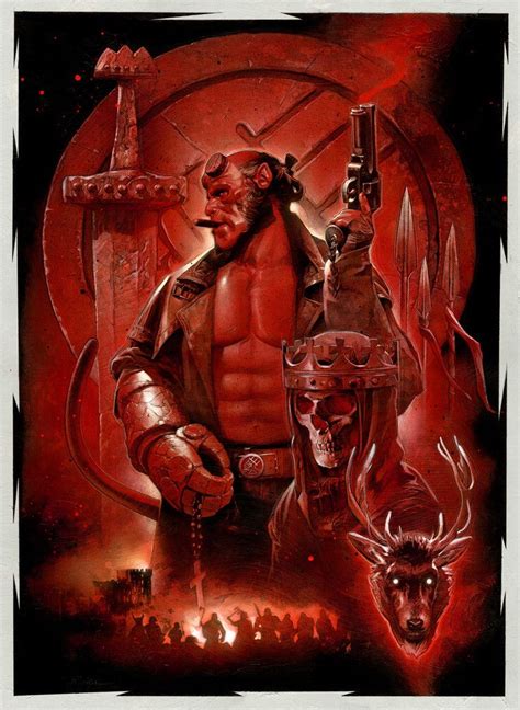 Hellboy The Wild Hunt By Nick Runge Искусство Художественные
