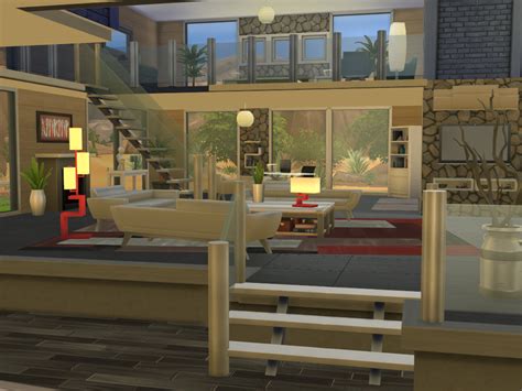 The Sims Resource Modern Split Level Home