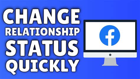 How To Change Relationship Status On Facebook Youtube