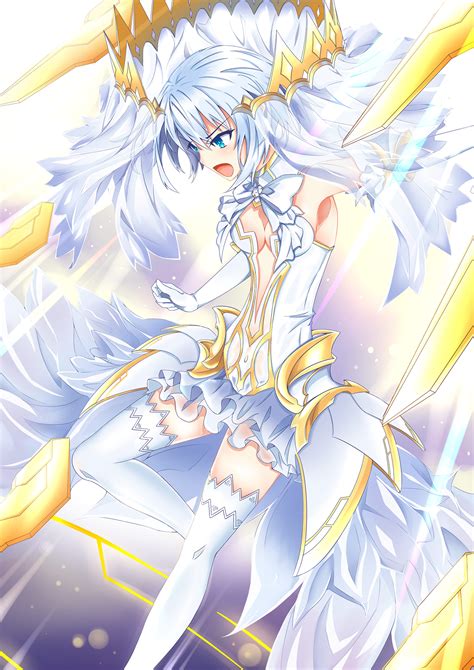 Tobiichi Origami Date A Live Silver Hair Absurdres Commentary