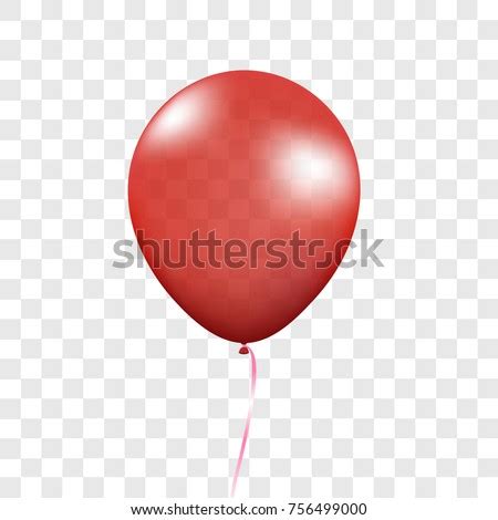 Red Ballon Vector Illustration Stock Vector 756499000 Shutterstock