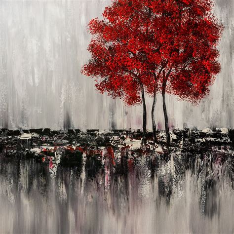 Abstract Painting Tree Painting Original Painting Landscape Painting