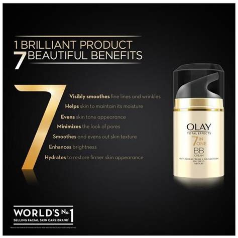 Buy Olay Total Effects 7 In 1 Anti Ageing Bb Day Skin Cream With A Touch Of Foundation Normal