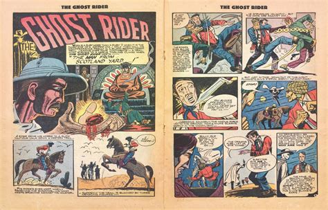 Ghost Rider Comics 1950s Wild West And Horror Comic Stories Of Etsy