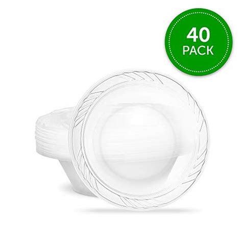 Plasticpro 12 Ounce Premium Crystal Clear Disposable Plastic Party Soup