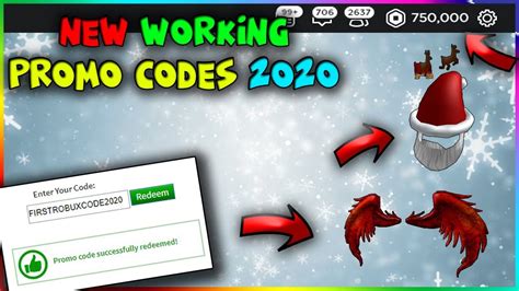 Roblox New Promo Codes 2020 All Working Codes January Youtube