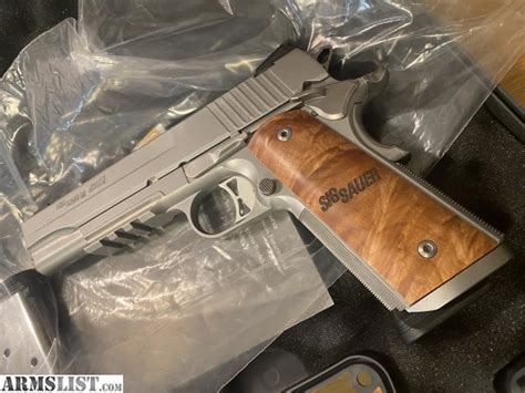 Armslist For Saletrade Sig 1911 Railed Stainless