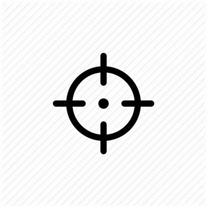 Shoot Icon Target Coloring Mark Location Hunting