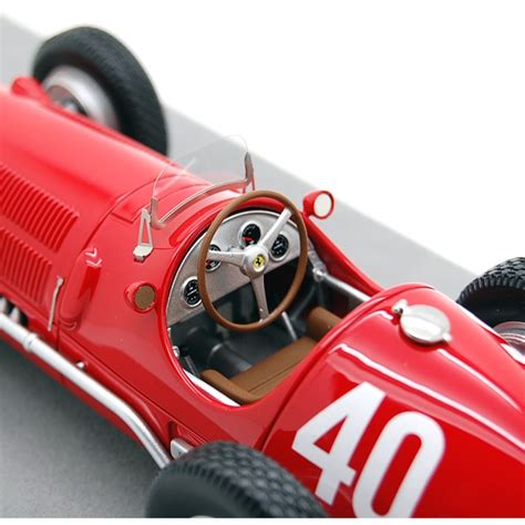 The 125 s's debut on the piacenza circuit was, in the words of enzo ferrari himself, a promising failure. in fact, franco cortese had to pull out because of a problem with the fuel pump while leading the race. Ferrari 125 F1 1950 Gran premio di Monaco Alberto Ascari 1:18