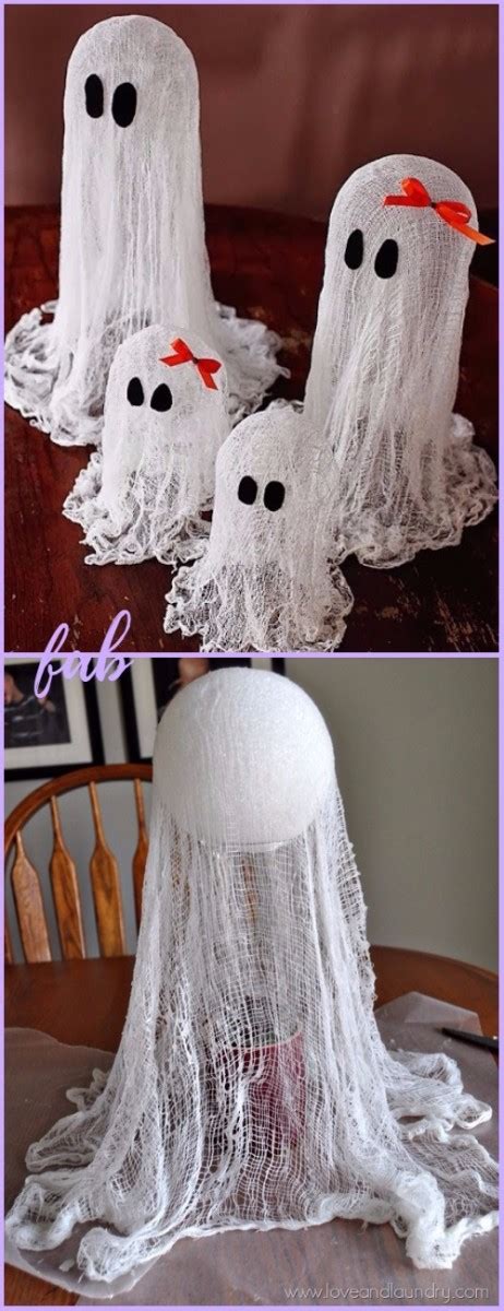 Diy Halloween Ghost Decoration Tutorials