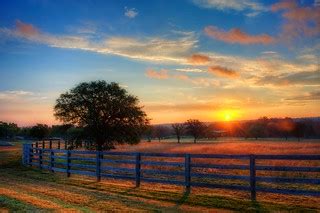 Sunrise In The Texas Hill Country Texas Hill Country From Flickr
