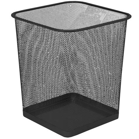 Shop black trash bin at target™. Black Mesh Trash Bin | At Home