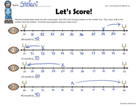 Rounding Made Easy Teaching Rounding With Number Lines Hootys Homeroom