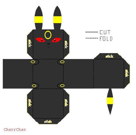 Umbreon Papercraft Papercraft Pokemon Pokemon Pokemon Craft