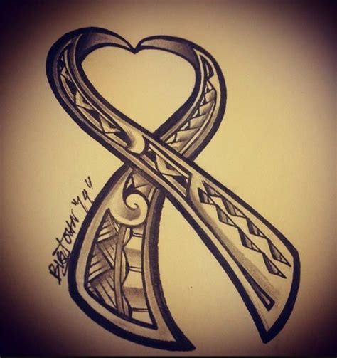 The flowers make the design more visually appealing while highlighting the feminine aspect of the ribbon symbol and breast cancer in general. Pin by Jerry Mateiwai on "PACIFIC DESIGN" | Cancer ribbon ...