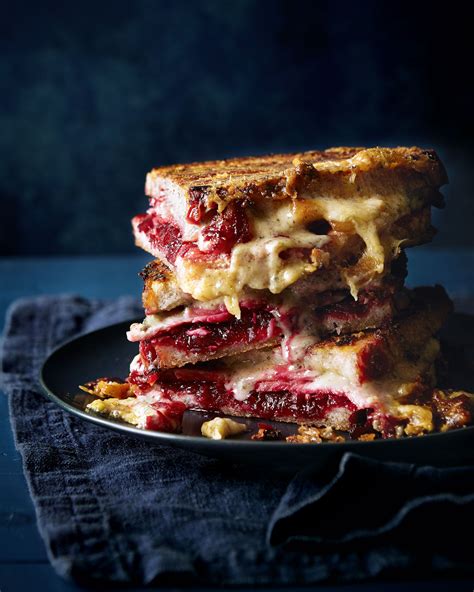 Ham Cheese And Chilli Beetroot Chutney Toastie Recipe Cafe Food