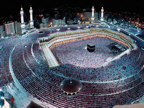 Sanctuary Around Kaaba Is Called Al Masjid Al Haram Mosque Holy Mecca