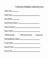 Images of Insurance Verification Form