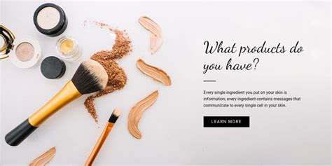 Beauty Product CSS Template
