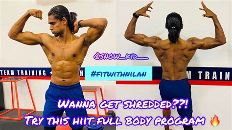 Wanna Get Shredded Try This Hiit Full Body Program 🔥 Youtube