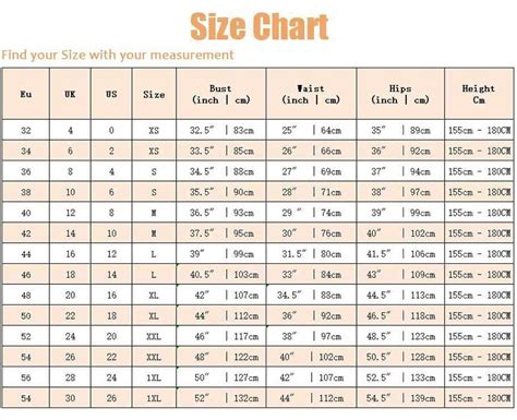 Womens Size Conversion Chart Women Pants Size Chart Dress Size Chart