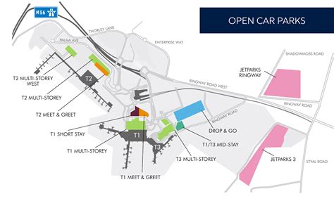 Manchester Airport Map