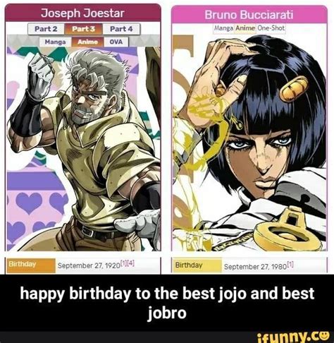 Happy Birthday To The Best Jojo And Best Jobro Happy Birthday To The