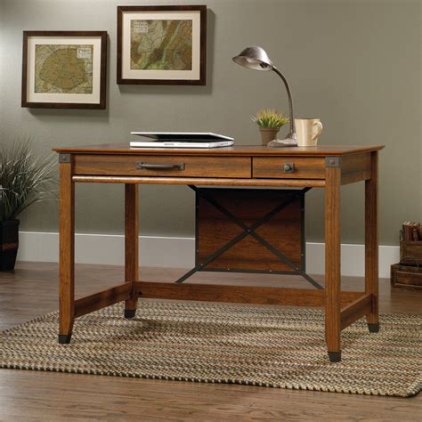 Simple yet classic parsons desk design. Cherry Writing Desk - Carson Forge | Rustic home offices ...