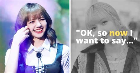 Blackpinks Lisa Corrected Herself As A Mentorand Netizens Are Images