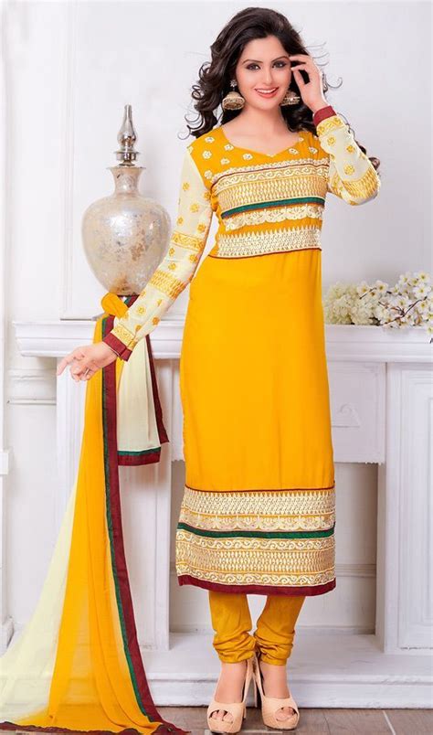 Indian Fashion Churidar Suits Designs Collection 2015 16 Readymade Salwar Kameez Churidar Suits