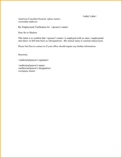 How should a cover letter look? Employment Verification Letter to whom It May Concern ...