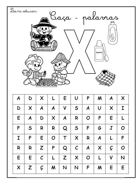 Atividade Pronta Alfabeto Letra X Atividades Para Colorir Images And