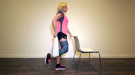 Knee Osteoarthritis Exercise 28 Quadriceps Stretch Youtube