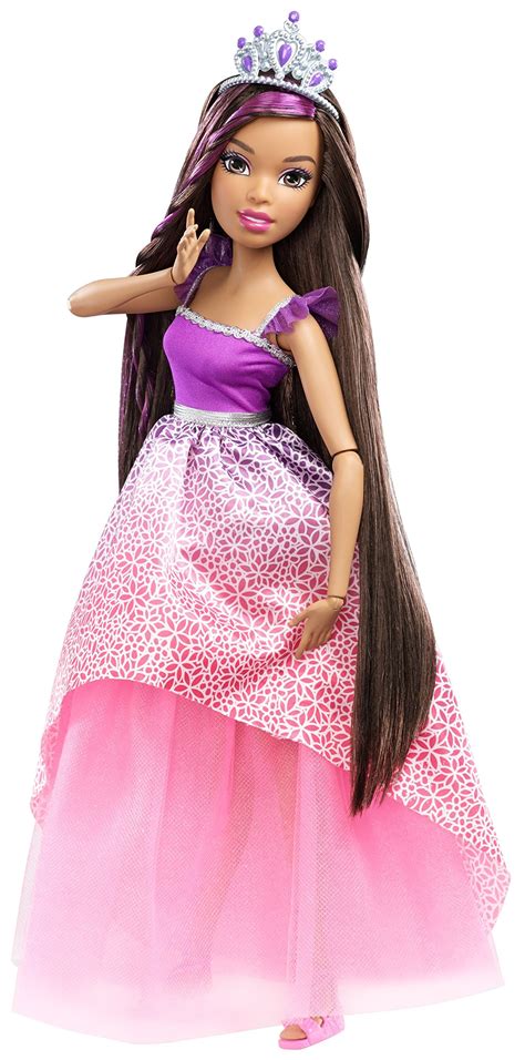 barbie endless hair kingdom princess doll pink purple buy online in united arab emirates at