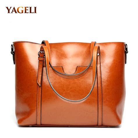Real Genuine Leather Womens Handbags Luxury Handbags Women Bags