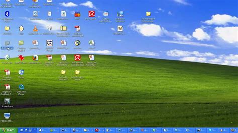 How To Hide Your Desktop Icons On Xp And Vista Youtube